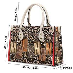 Melanin Leopard Print Luxury Handbag