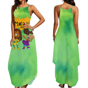 Melanin Green Tye Dress