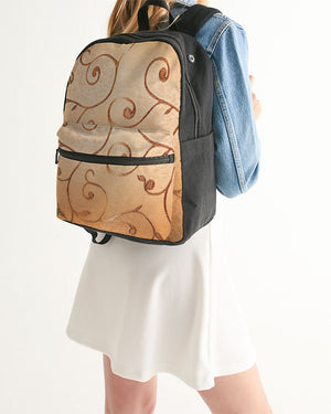 Golden Rose Small Canvas Backpack freeshipping - %janaescloset%