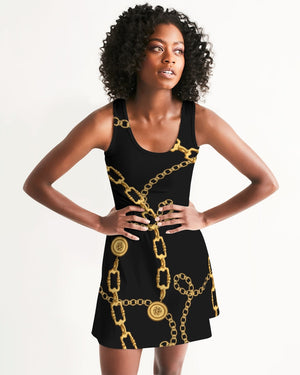 Chains of Gold Women's Racerback Dress