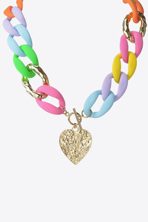 Candy Heart Pendant Necklace