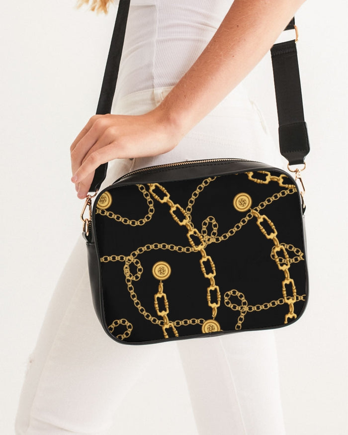 Chains of Gold Crossbody Bag