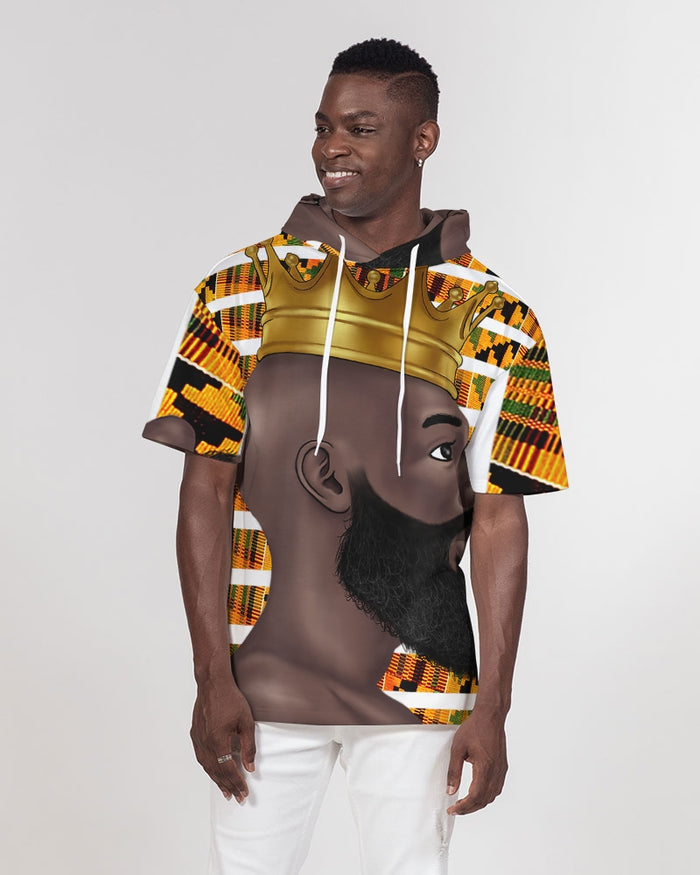 African King Men's Short Sleeve Hoodie