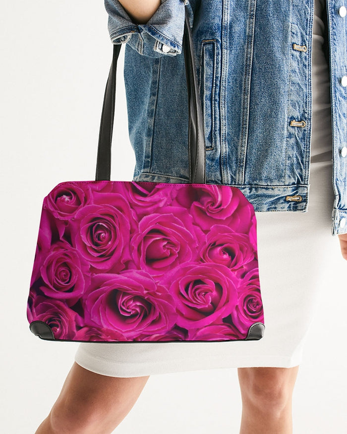 Pink Candy Roses Shoulder Bag