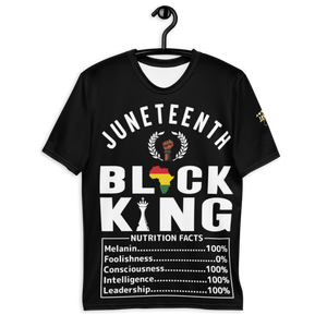 Black Men Nutrition Facts t-shirt