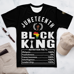 Black Men Nutrition Facts t-shirt