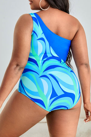 The Blues One-Shoulder One-Piece Swimsuit
