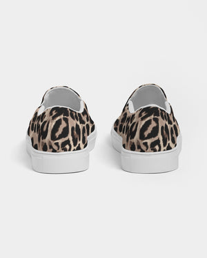 Running Leopard Women's Slip-On Canvas Shoe freeshipping - %janaescloset%