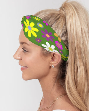 Spring Flowers Twist Knot Headband Set freeshipping - %janaescloset%