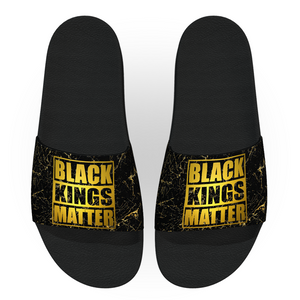Black Kings Matter Men's Slides freeshipping - %janaescloset%