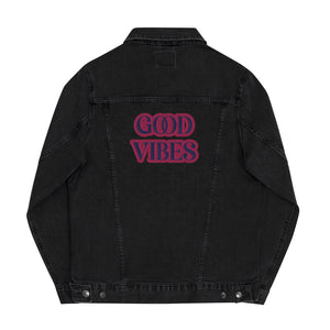 Good Vibes denim jacket