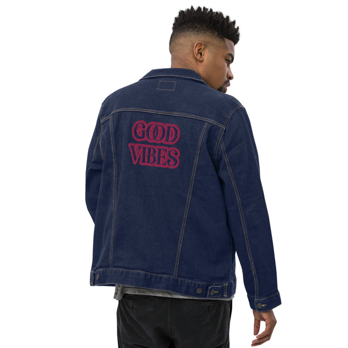 Good Vibes denim jacket